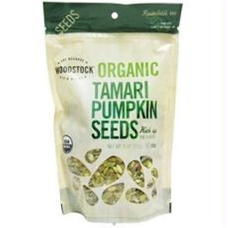 WOODSTOCK Woodstock B06803 Woodstock Farms Organic Tamari Pumpkin Seeds  -8x9oz B06803